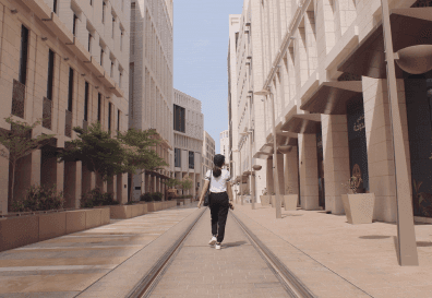 Msheireb was designed as a compact, walkable neighbourhood
