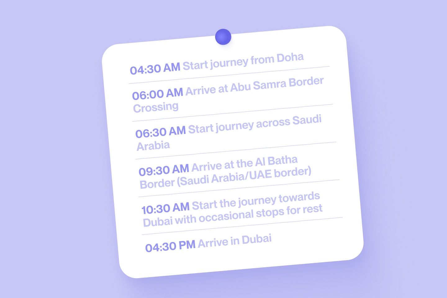 Qatar to UAE by Road 5