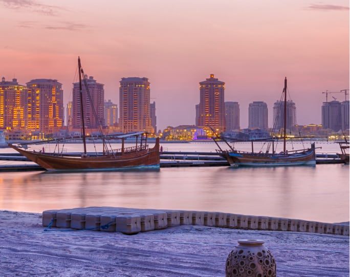 أفضل الأماكن لمشاهدة غروب الشمس في الدوحة
